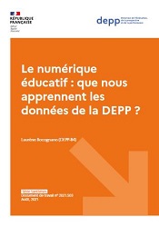 couverture numérique éducatif DEPP