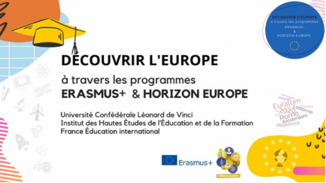 illustration formation Découvrir l’Europe à travers les programmes Erasmus+ et Horizon Europe